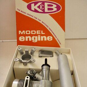 Vintage K&B no 5900 Sportster .45 R/C Model Engine Airplane Motor w Instructions